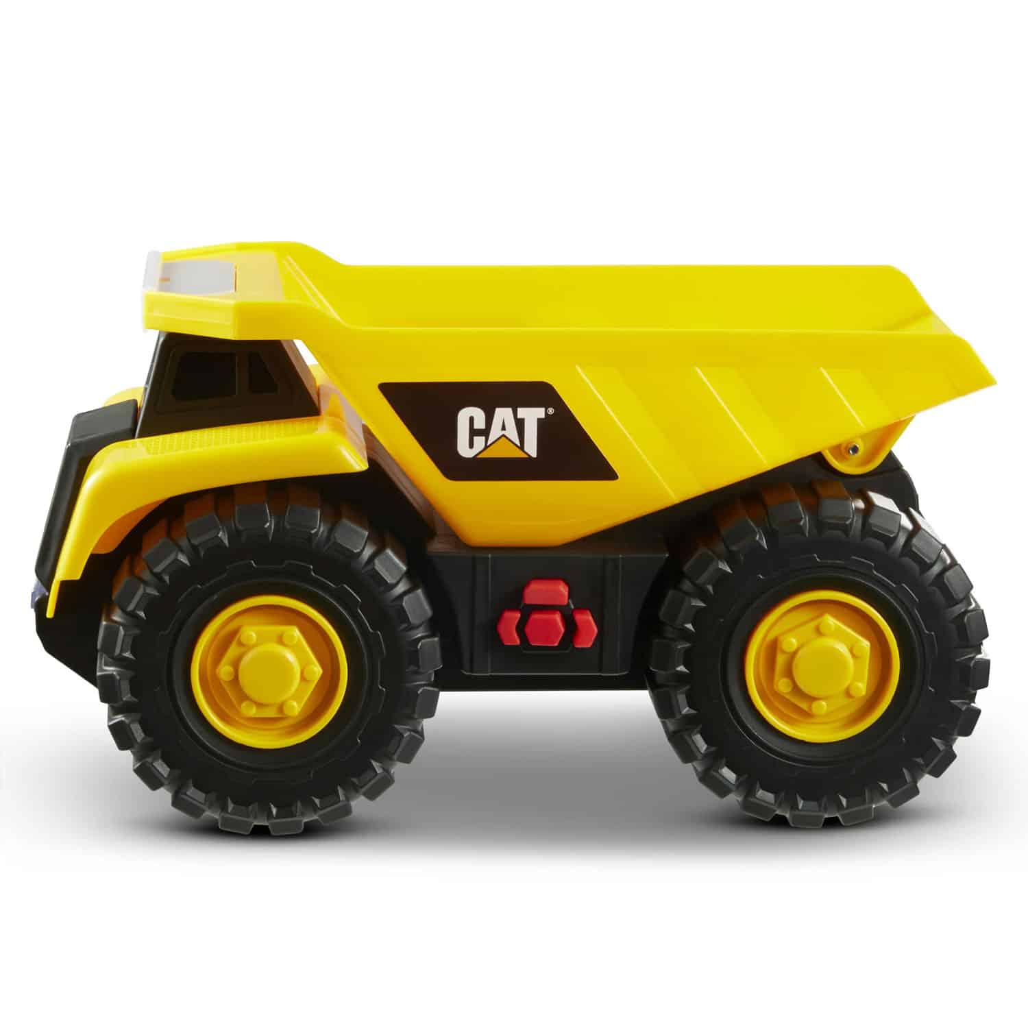 Cat Tough Machines Light & Sound Toy Vehicle Set Including Bonus Hard Helmet. Includes Cat Officially Licensed Dump Truck & Front End Loader - Image 4