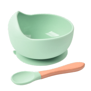 Kiddopark Baby Bowls Toddler Bowls Silicone Suction Bowls for Baby with Spoon