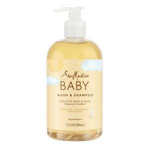 SheaMoisture Baby Wash & Shampoo Raw Shea, Chamomile & Argan Oil Baby Wash and Shampoo with Frankincense & Myrrh to Help Cleanse for All Skin Types 13 oz