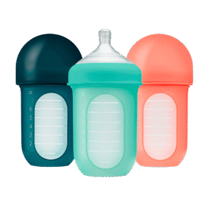 Boon NURSH Reusable Silicone Pouch Bottles - 8oz - Mint (3pk)