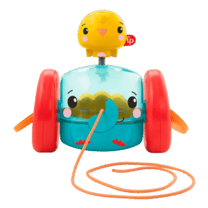 Fisher-Price Pull-Along Elephant Rattle Toy for Infants and Toddlers Ages 12+ Months