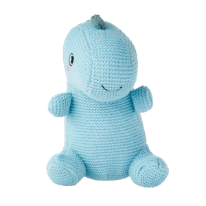 Spark Create Imagine 12.5_ Blue Baby Dinosaur Knit Plush