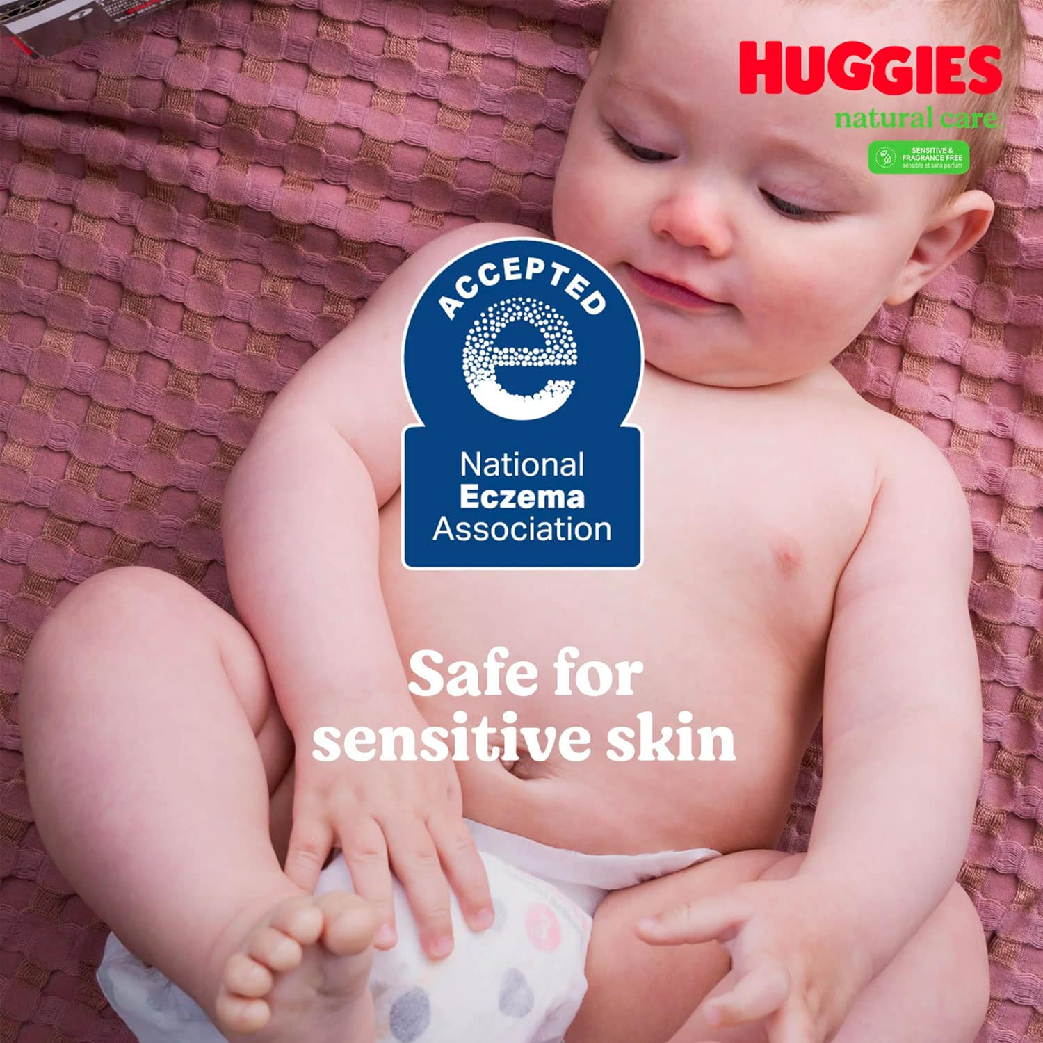 Huggies Natural Care Sensitive Baby Wipes (Options Available) - Image 3