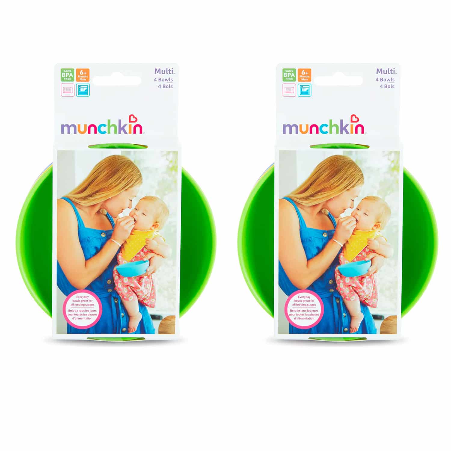 Munchkin Multi Toddler Bowl, Includes Deep Bowls with High Sides, BPA-Free, 8 Pack - Image 3