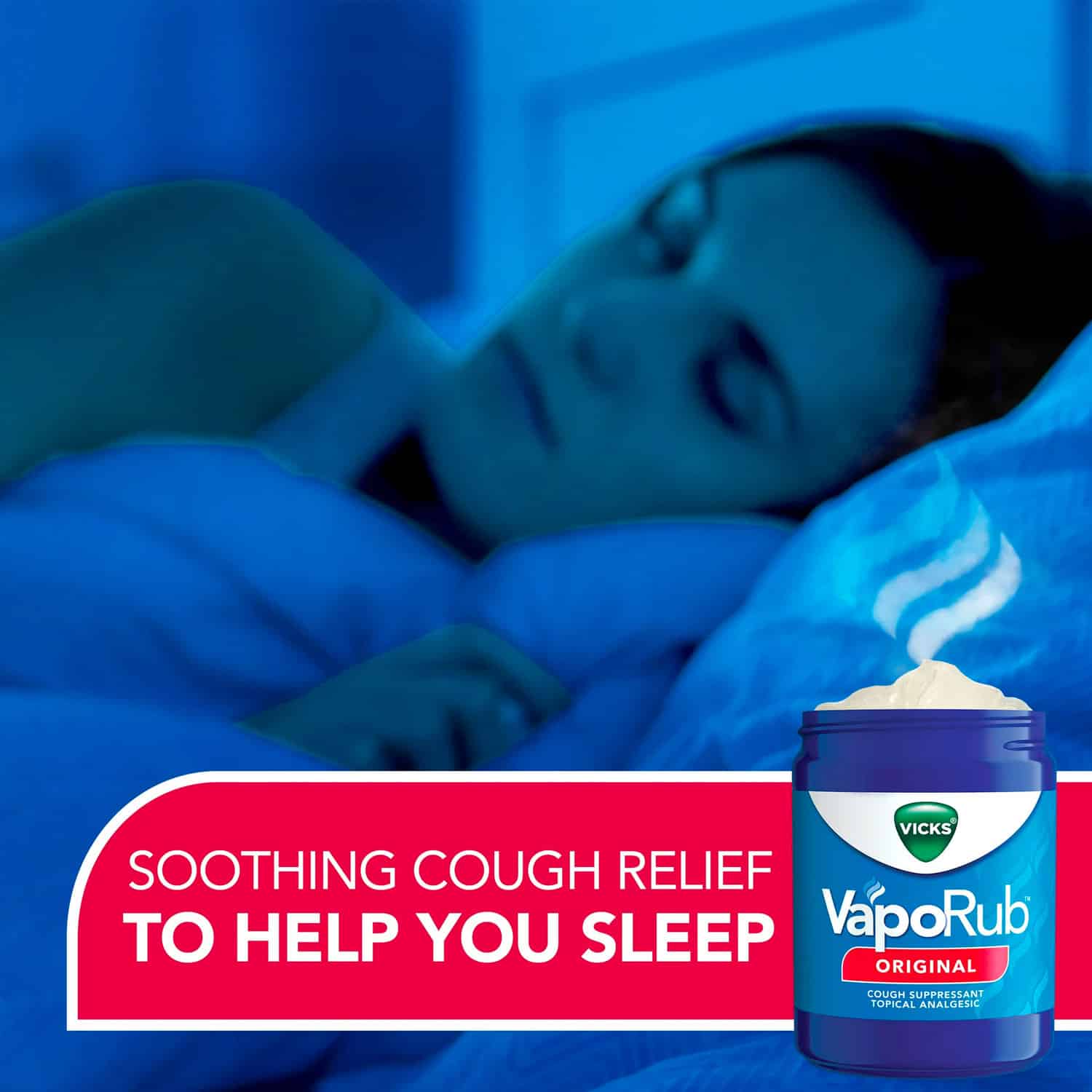 Vicks VapoRub, Topical Chest Rub & Analgesic Ointment, Over-the-Counter Medicine, 1.76 Oz - Image 4